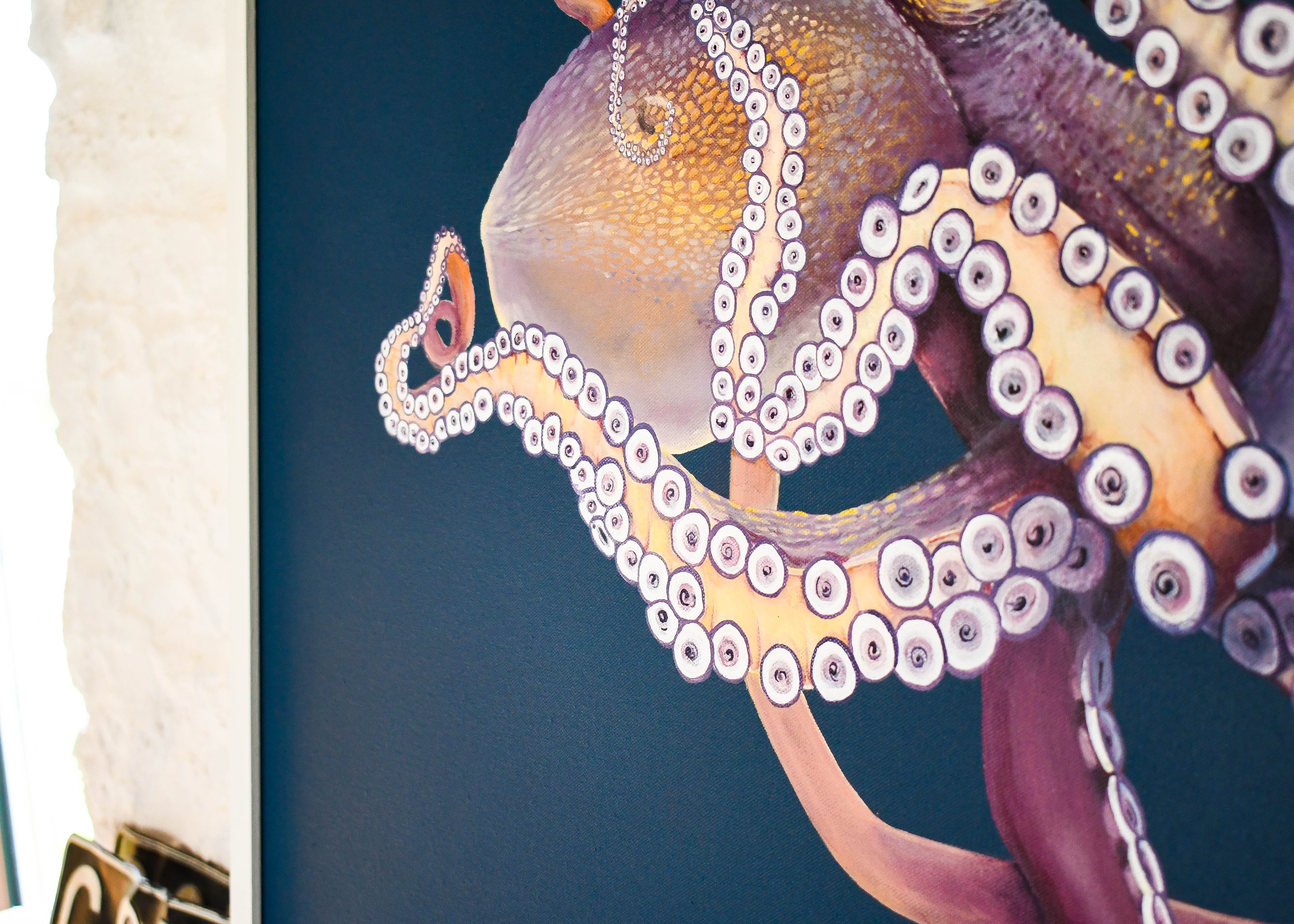 image of octopus tentacles Painting