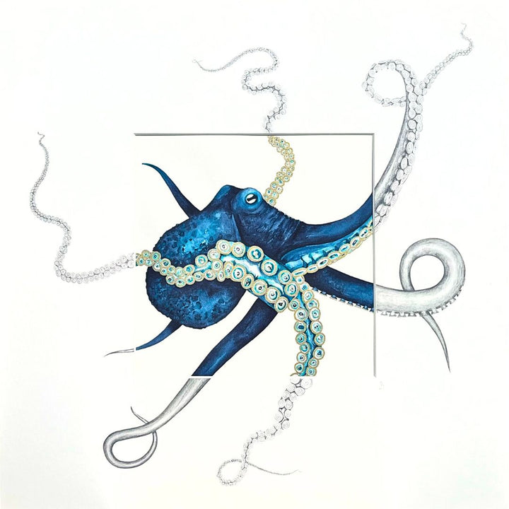 Opus of the Ocean|Original Mixed Media