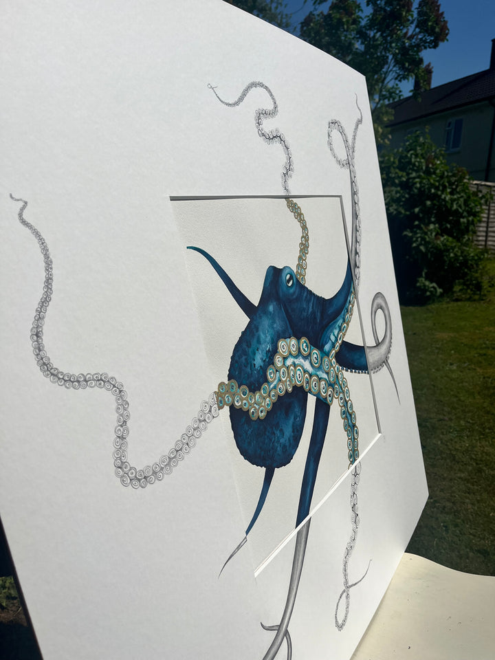 Opus of the Ocean|Original Mixed Media