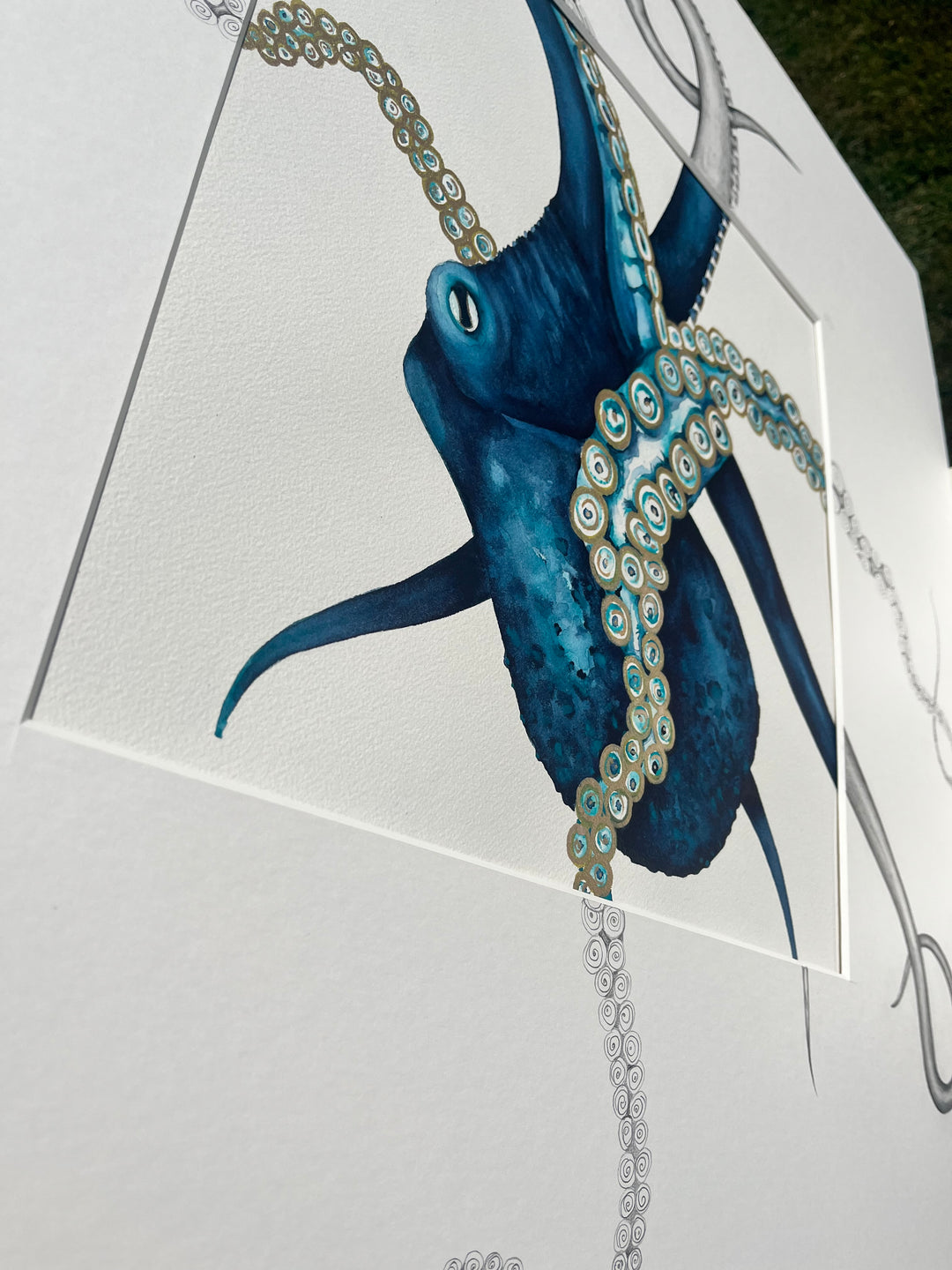 Opus of the Ocean|Original Mixed Media