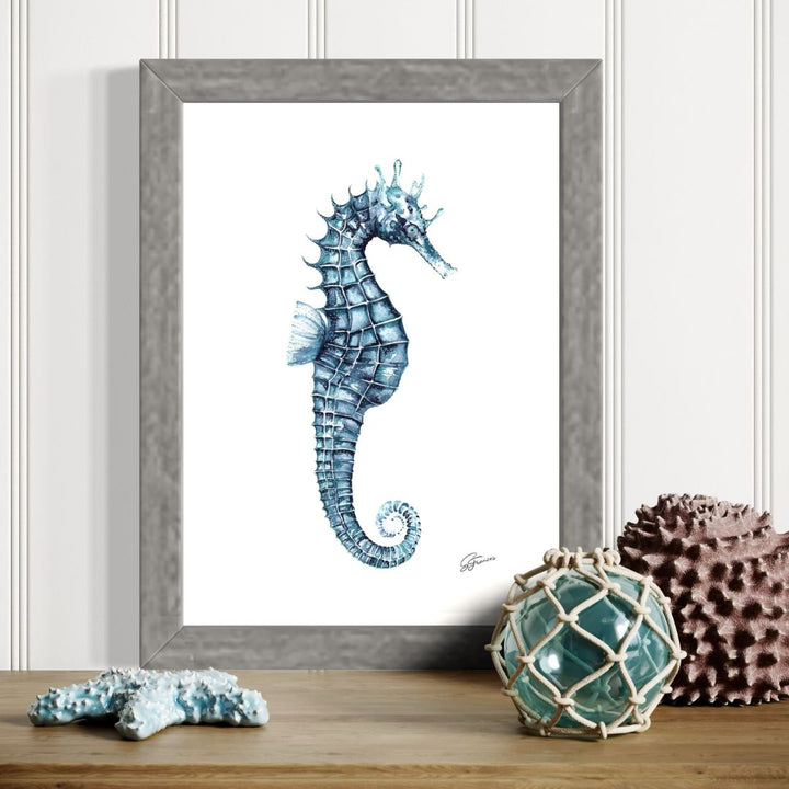 Aquamarine Guardian of the Reef Mini Print