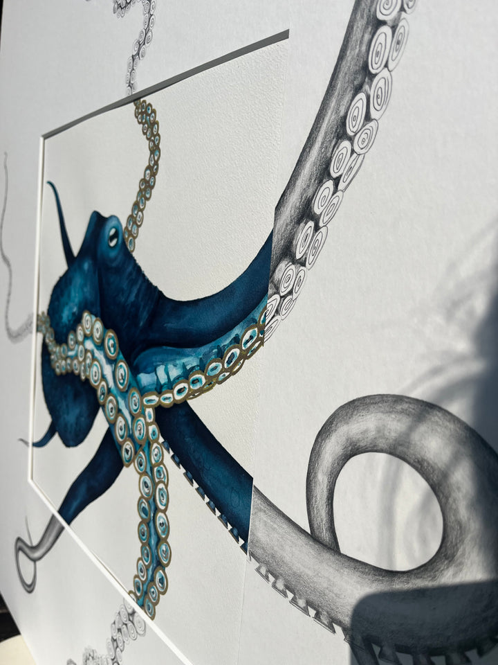 Opus of the Ocean|Original Mixed Media
