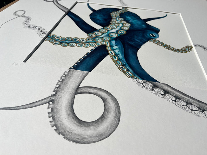 Opus of the Ocean|Original Mixed Media