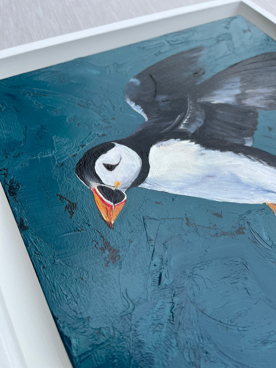 close up of the painting to see true colouration