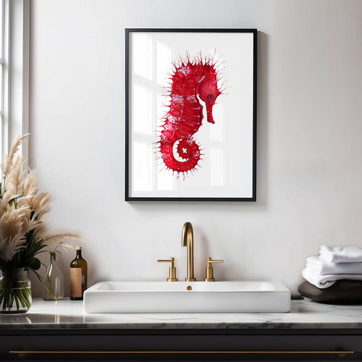 Seahorse Serenade Fine Art Print | Premium Collection