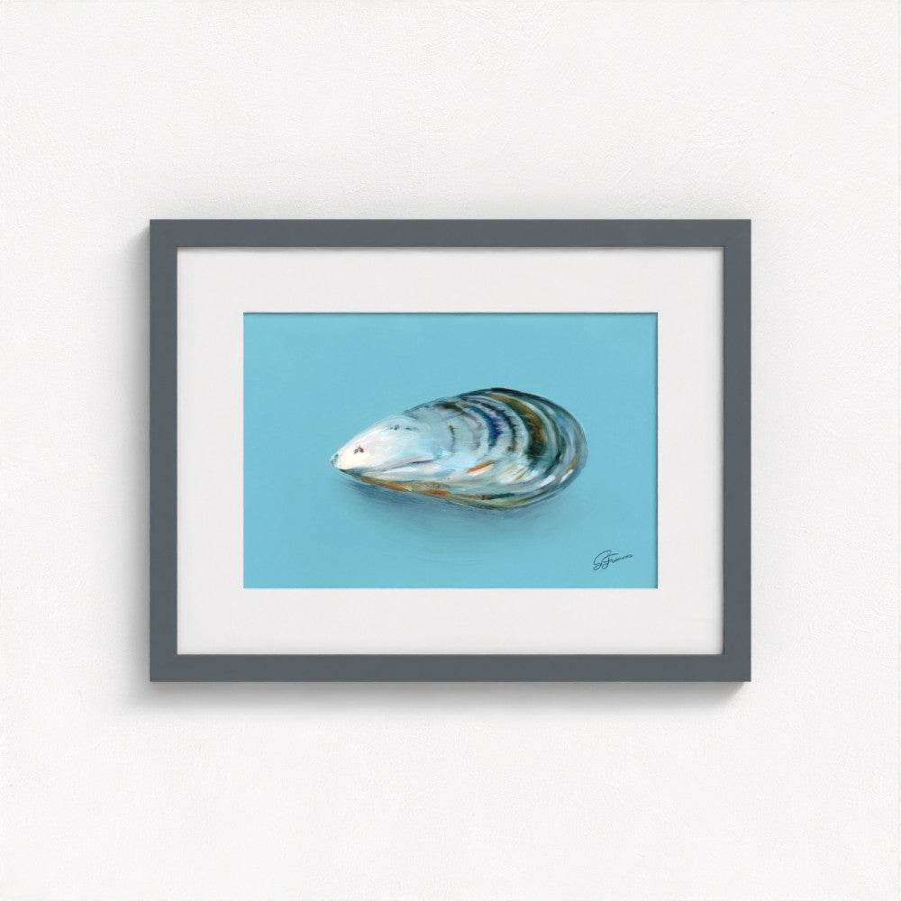 Mussel in Oil Fine Art Print | Premium Collection