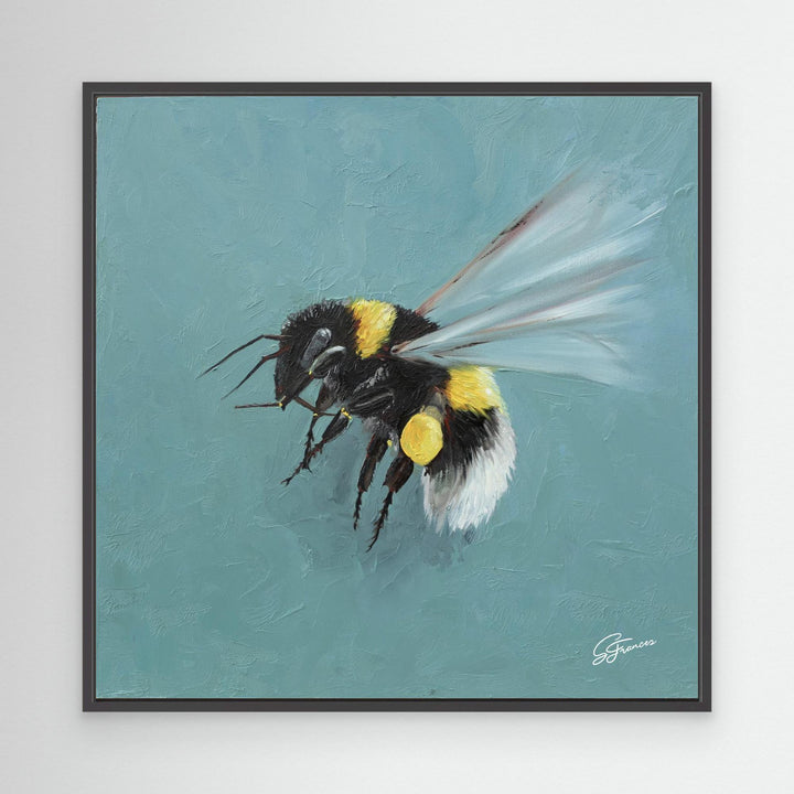 Bumbles in Flight III – Canvas Print
