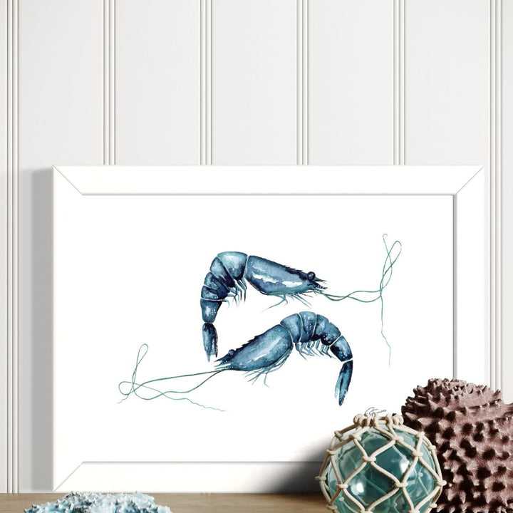 Twin Jewels of the Lagoon Mini Print