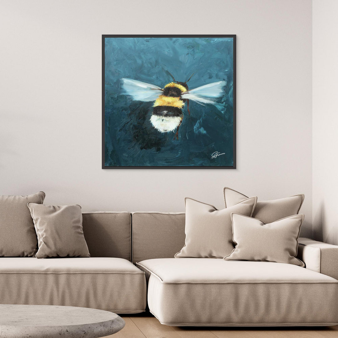 Bumbles in Flight II – Canvas Print