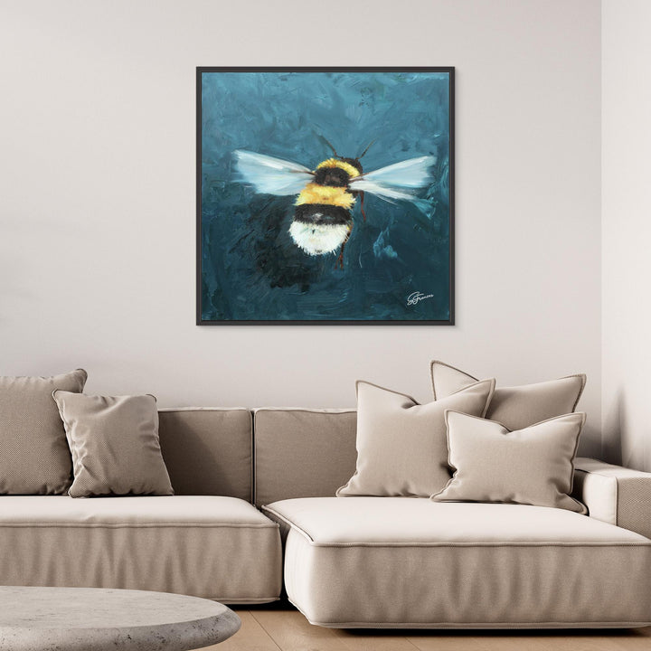 Bumbles in Flight II – Canvas Print