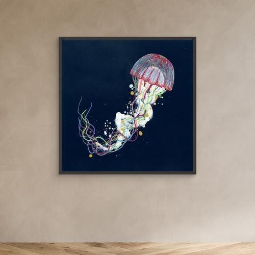 'Pulse' Jellyfish Canvas Print