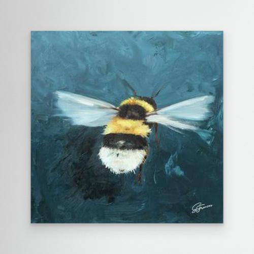 Bumbles in Flight II – Canvas Print