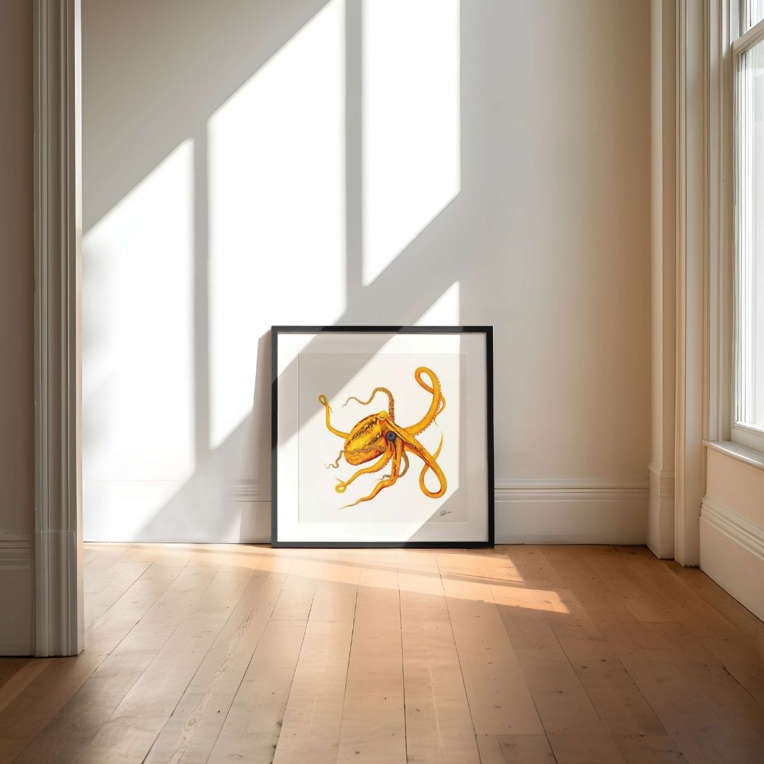 Drifted Gold Fine Art Print | Premium Collection