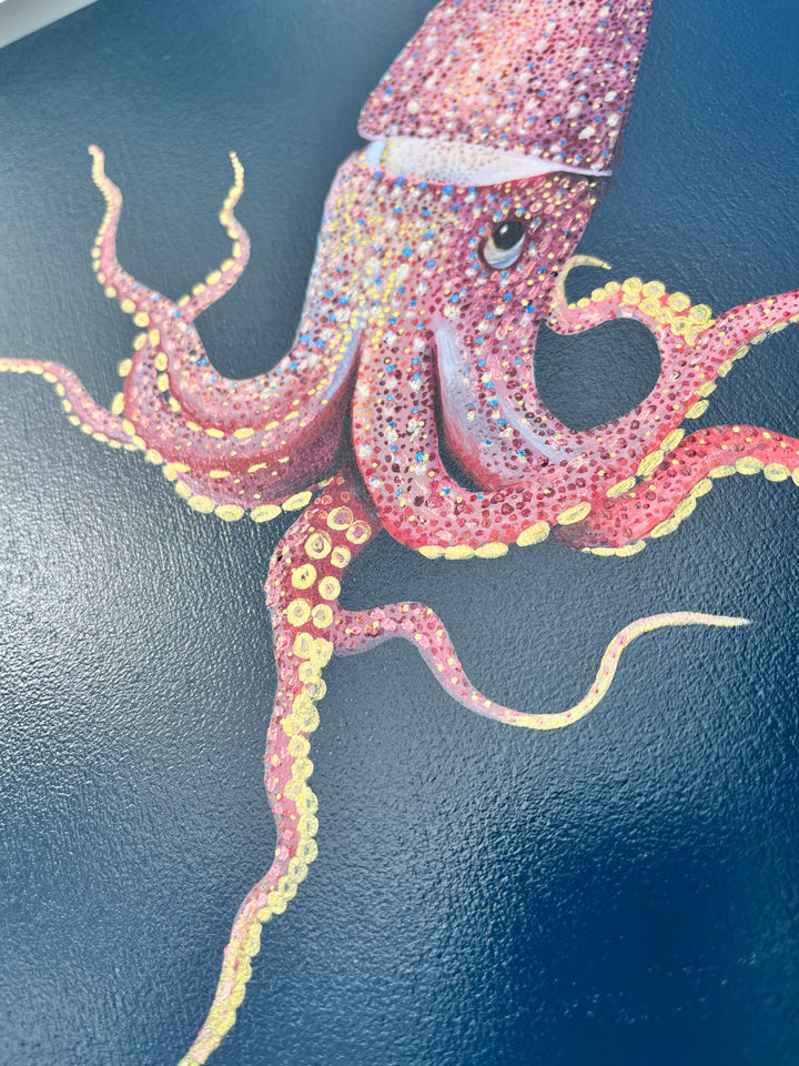 "Jewel of the Depths" – Original Acrylic Painting| Contemporary Coastal Art