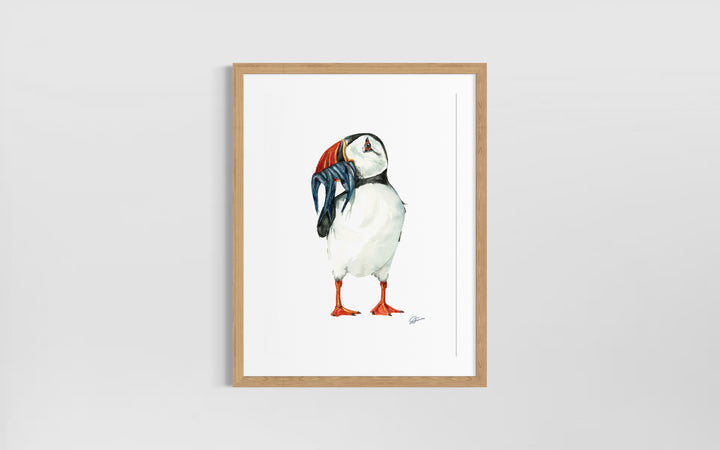 Clown of The Sea Watercolour Fine Art Print |  Premium Collection
