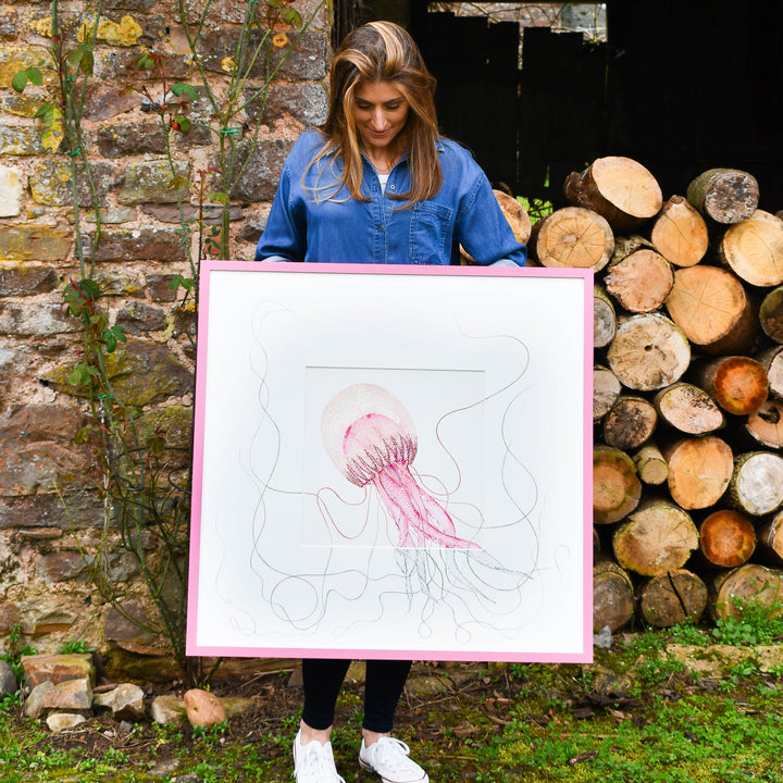 Empress Lumina Jellyfish Original Mixed Media