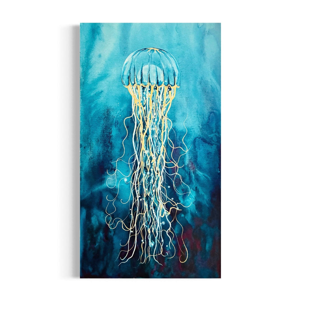 Blue Jellyfish Art