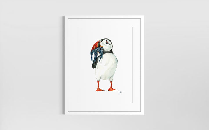 Clown of The Sea Watercolour Fine Art Print |  Premium Collection