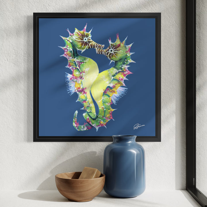 Tidal Kiss Seahorse | Fine Art Canvas Print