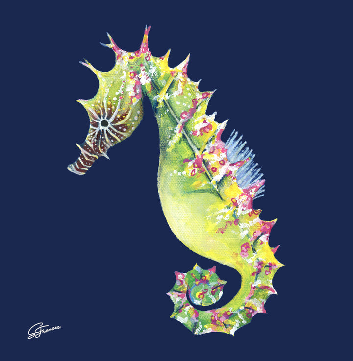 Lumen Rise Seahorse | Fine Art Canvas Print
