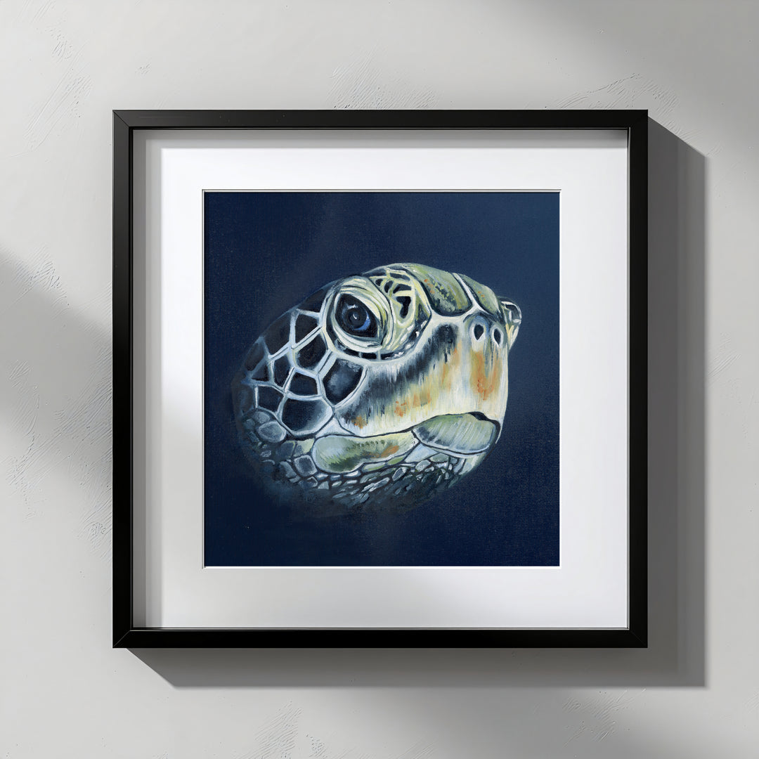 Turtle Head Fine Art Print | Premium Collection
