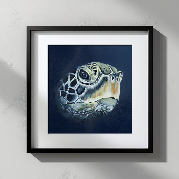 Turtle Head Fine Art Print | Premium Collection
