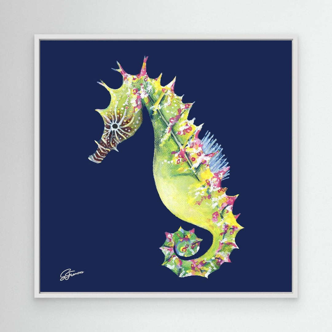 Lumen Rise Seahorse | Fine Art Canvas Print
