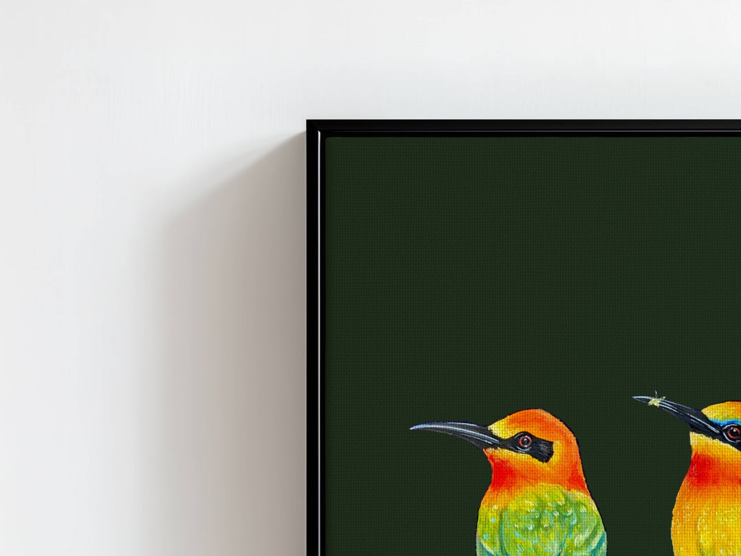 Tree Green Perch Party - Canvas Print