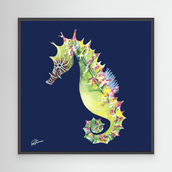 Lumen Rise Seahorse | Fine Art Canvas Print