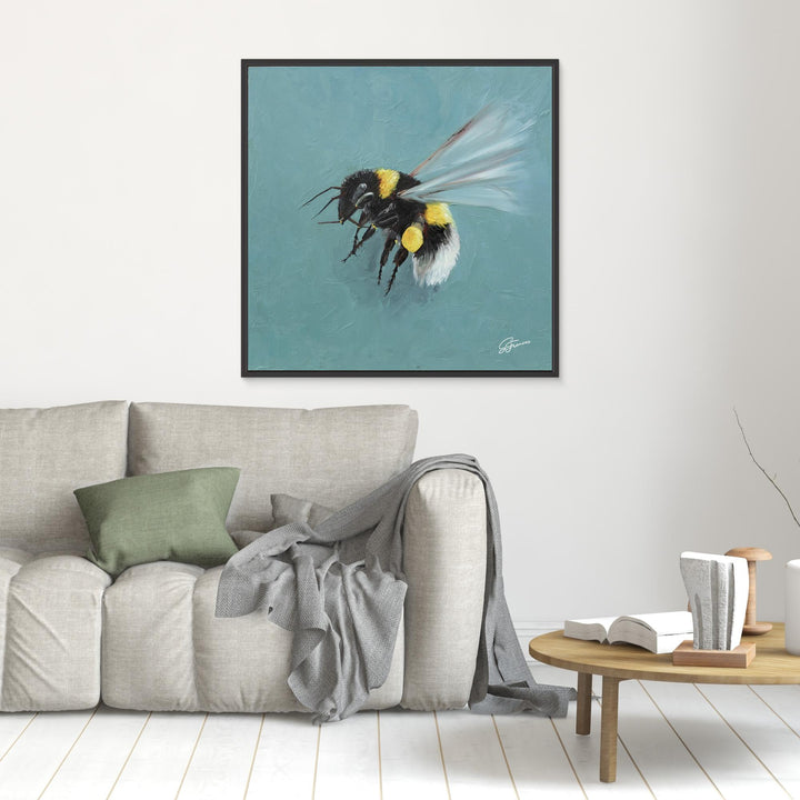 Bumbles in Flight III – Canvas Print
