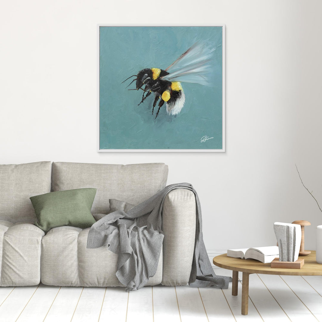 Bumbles in Flight III – Canvas Print