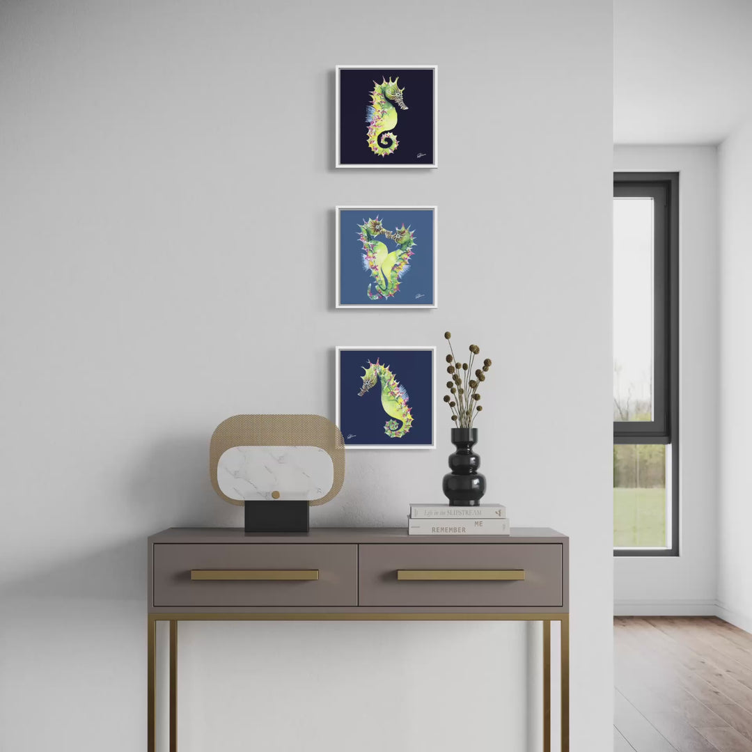 Tidal Kiss Seahorse | Fine Art Canvas Print