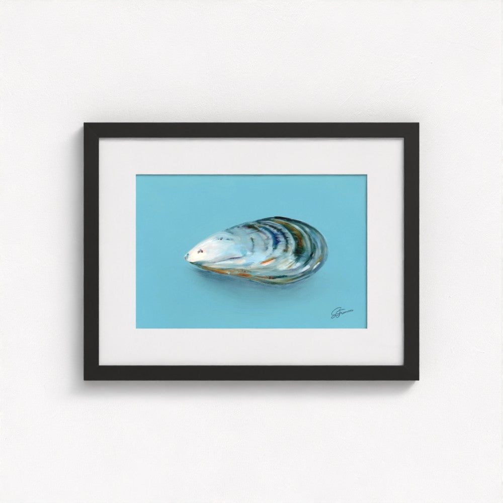 Mussel in Oil Fine Art Print | Premium Collection