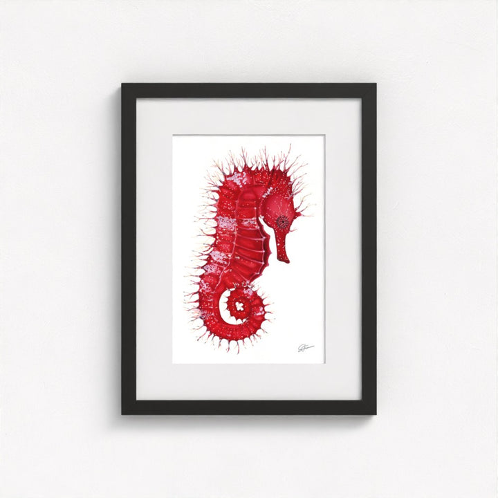 Seahorse Serenade Fine Art Print | Premium Collection