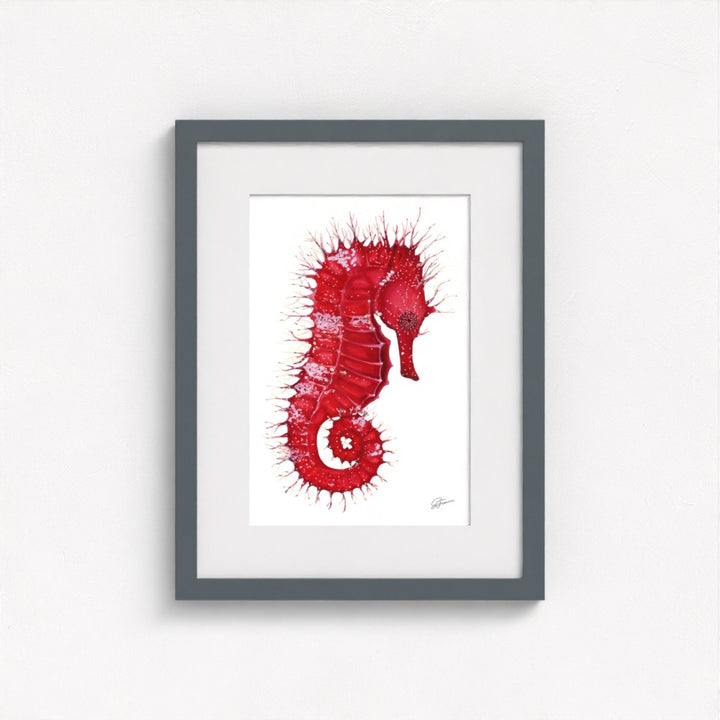 Seahorse Serenade Fine Art Print | Premium Collection