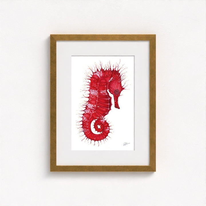 Seahorse Serenade Fine Art Print | Premium Collection