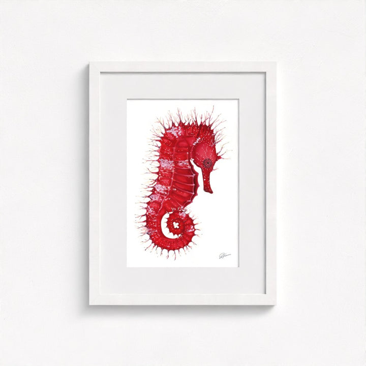Seahorse Serenade Fine Art Print | Premium Collection