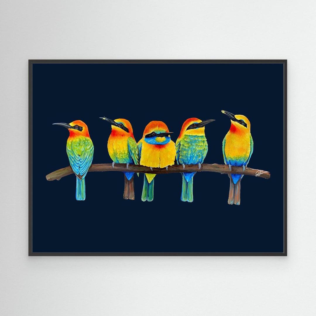 “Perch Party” – Canvas Print