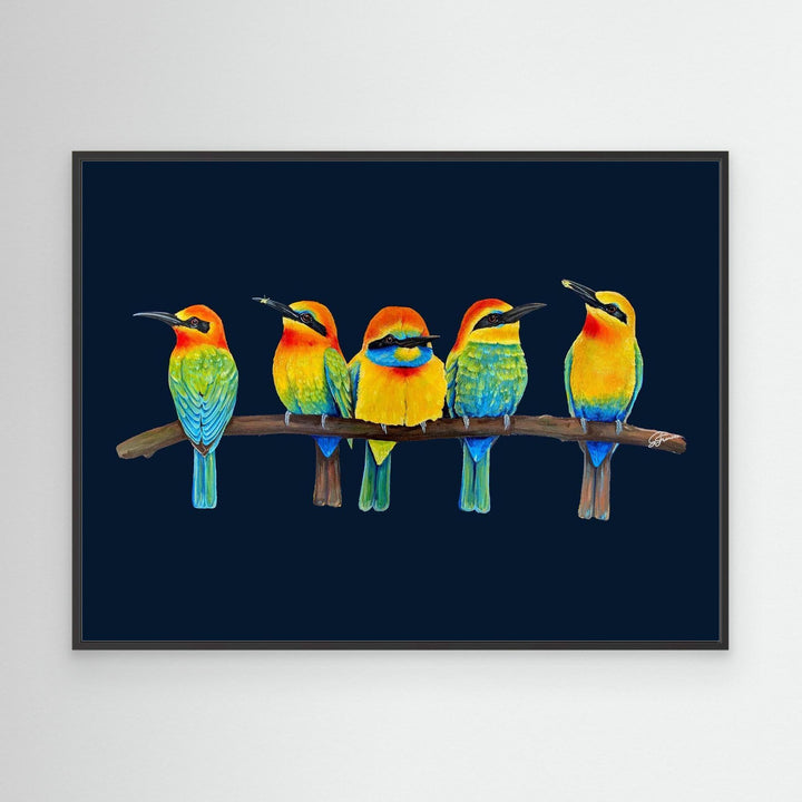“Perch Party” – Canvas Print