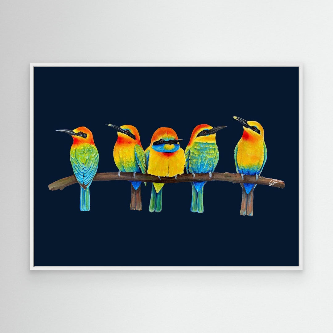 “Perch Party” – Canvas Print
