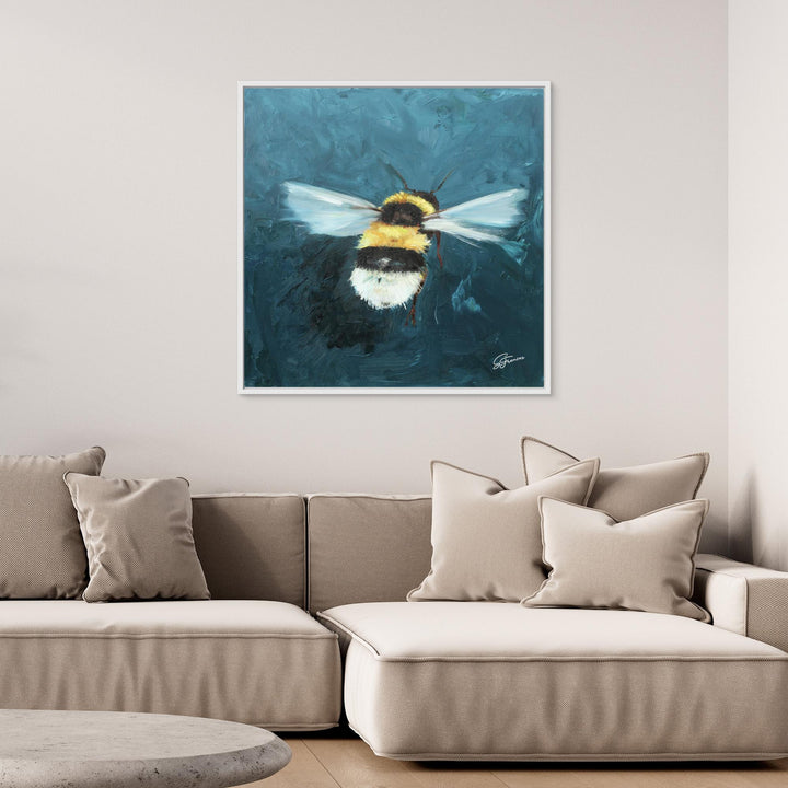 Bumbles in Flight II – Canvas Print