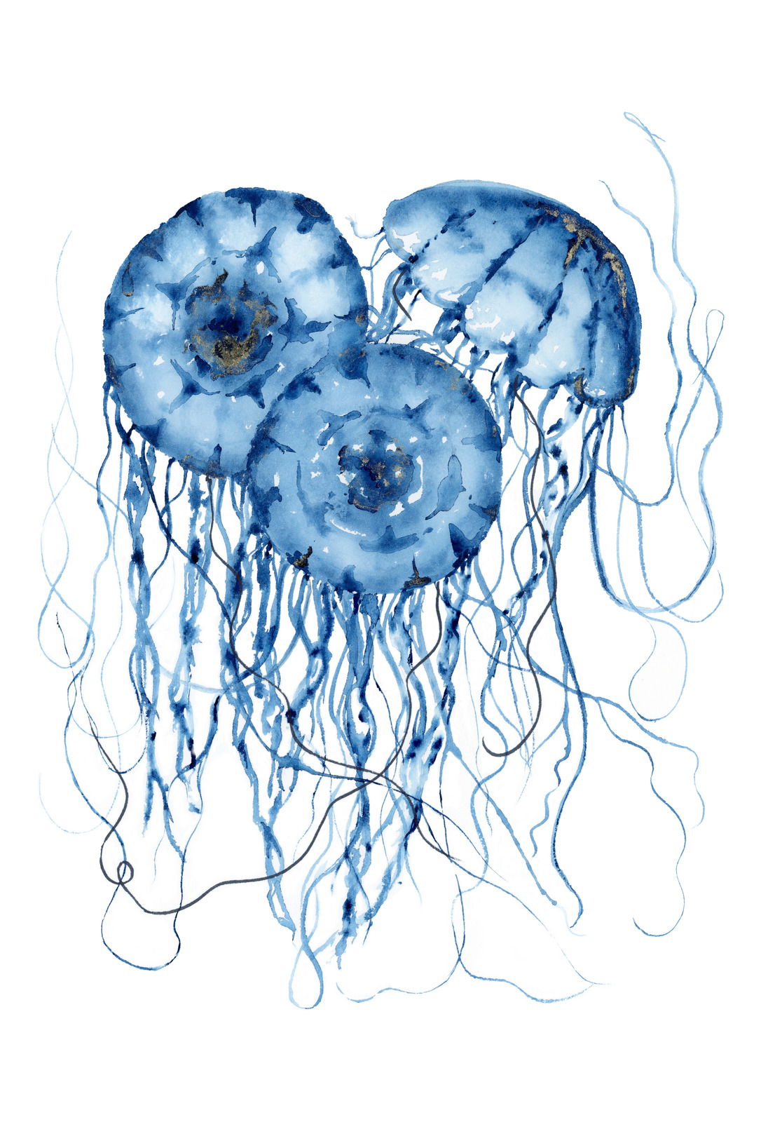 Jellyfish Water popular Color Painting